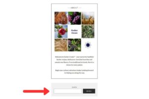 An Arrow Pointing To The Side Br Search Under About Kosher Create.